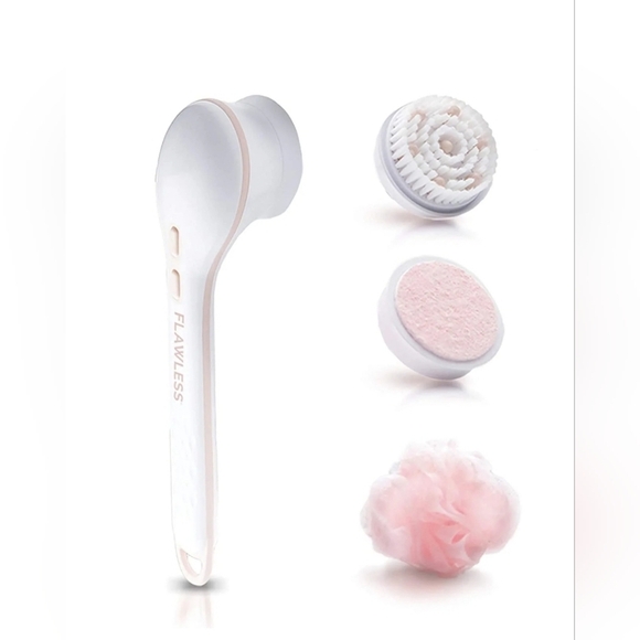 Flawless Finishing Touch Spa Body Brush and DR Teal's Foaming Bath - Picture 3 of 10